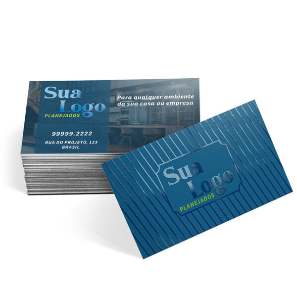 Cartão de visitas VERNIZ LOCALIZADO