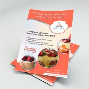 Panfleto couchê 115g