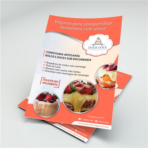 Panfleto couchê 115g